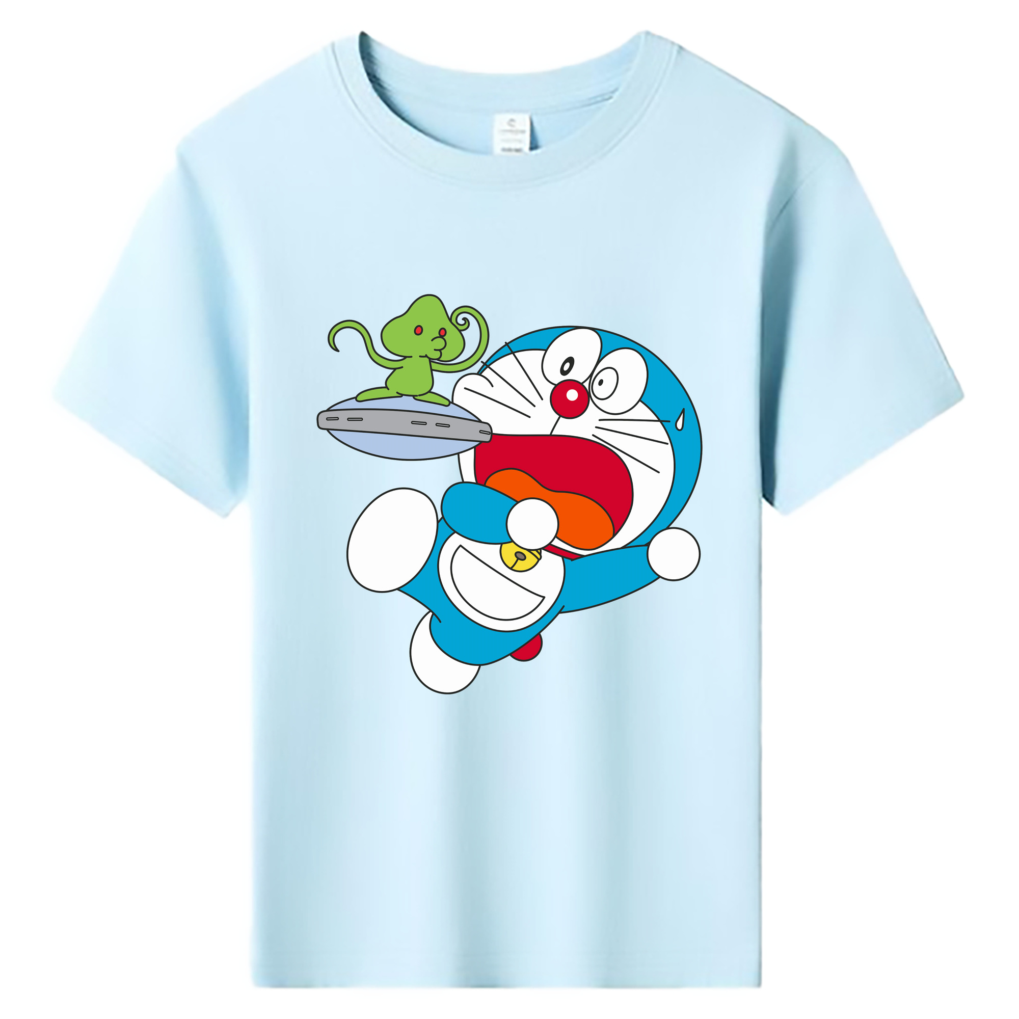 （画像用） ドラえもん Doraemon 綿100％キッズTシャツ（フロントプリント）